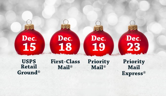 Christmas Shipping Deadlines!